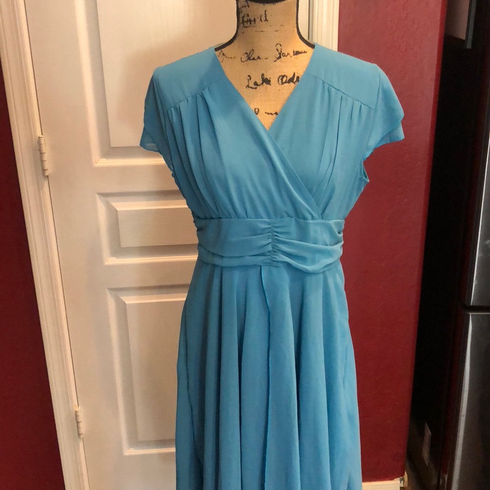 Liang Liang blue dress